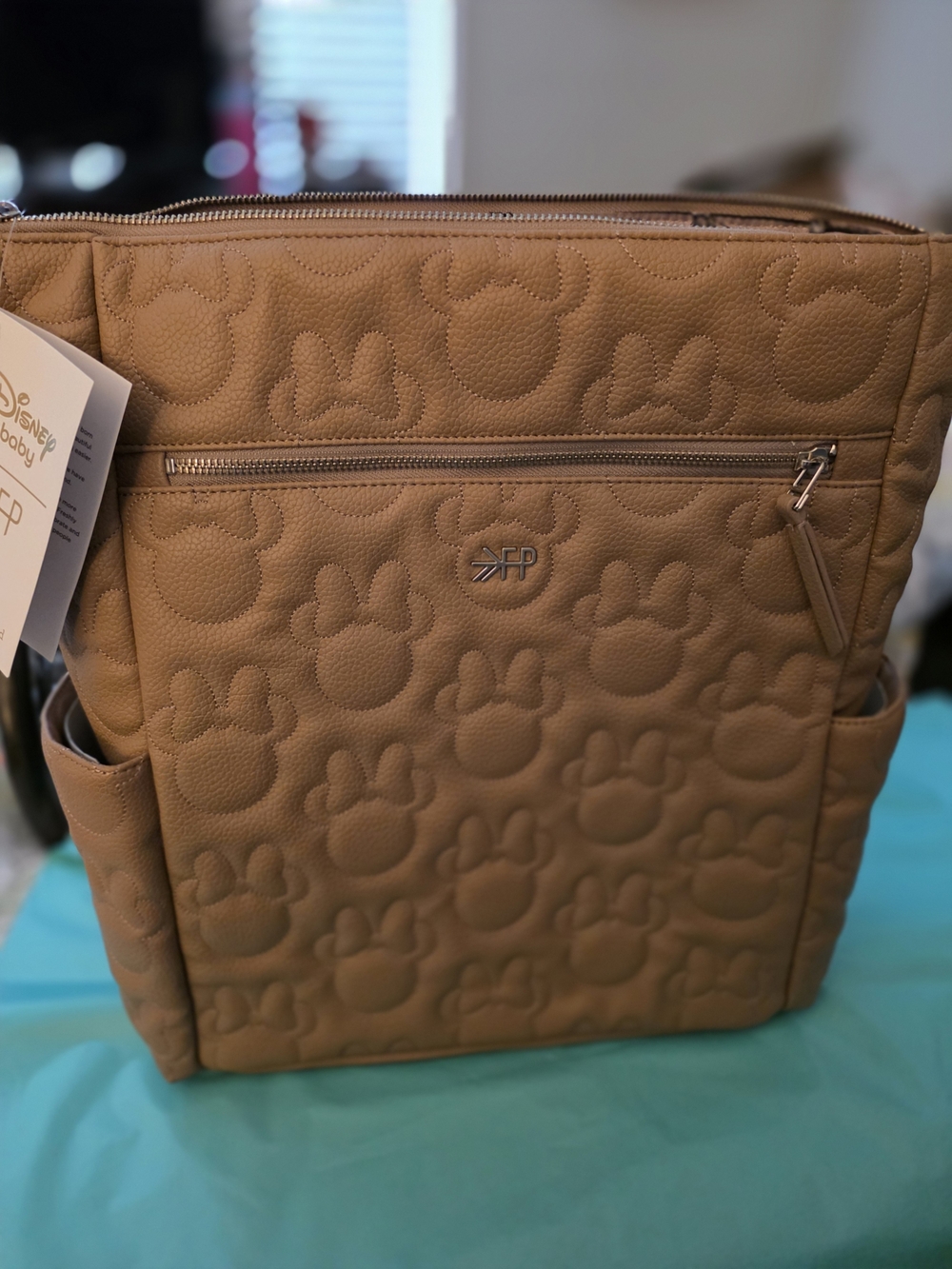 Disney Baby x Tan Minnie Quilted Backpack Diaper Bag